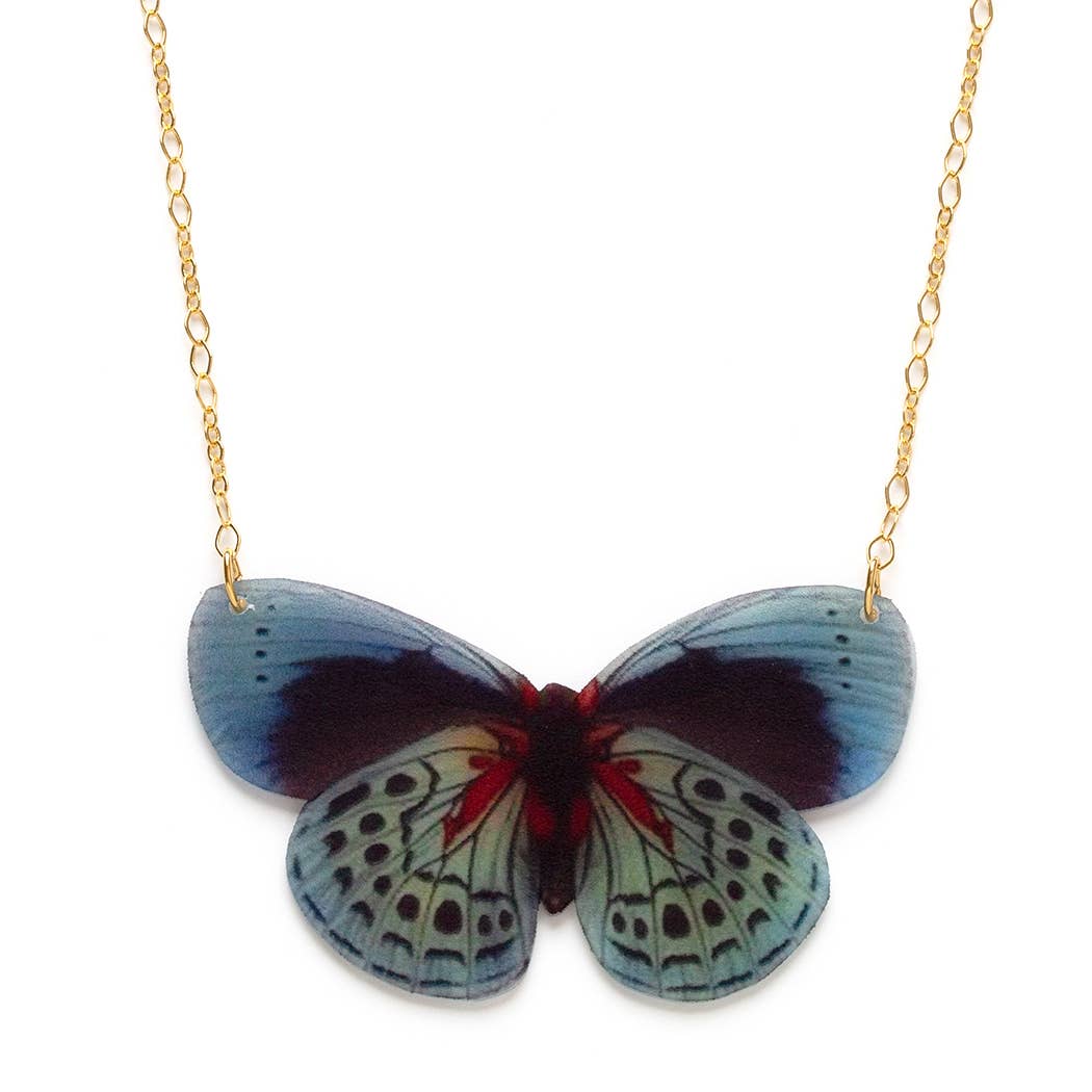 Blue butterfly chain
