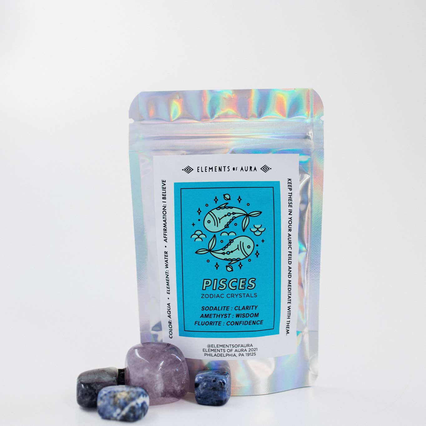 Pisces crystal set