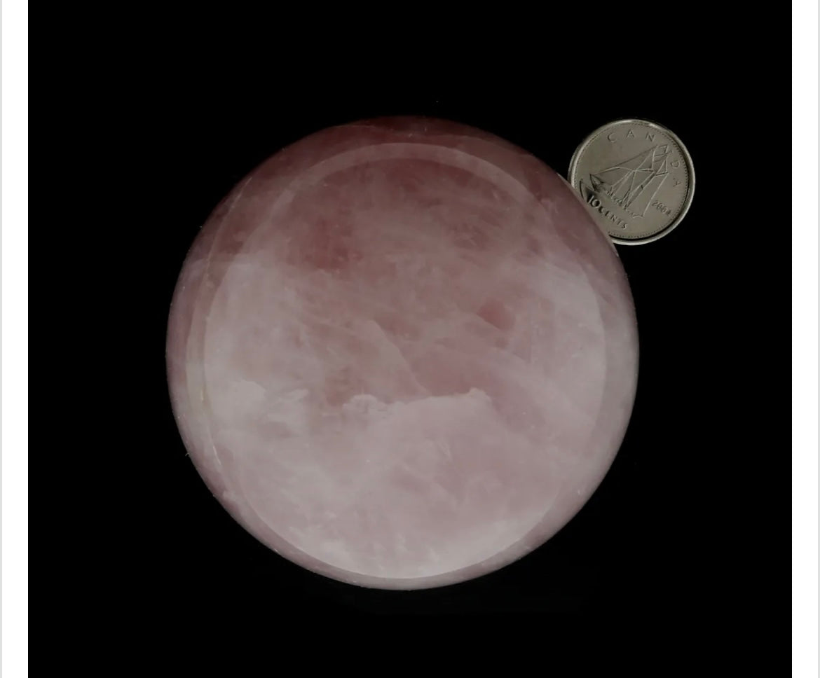 Rose quartz sphere